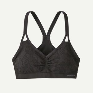 Patagonia Black Sports Bra with Racerback Design (Barely Bra)